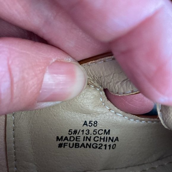 Thee Bron Toddler Girl Brown Mary Jane Shoes - Picture 8 of 9